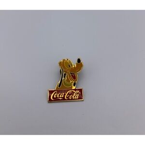 1986 Disney Coke 15th Anniversary Coca Cola PLUTO Pin Vtg.